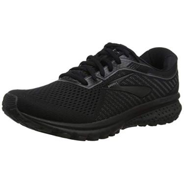 Imagem de Brooks Tênis de corrida masculino Ghost 12, Preto/cinza, 8