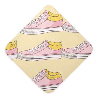 Imagem de STAYTOP Toalhas de bebê coloridas com capuz de musselina, toalha de banho super macia, toalhas de banho absorventes para banho de recém-nascido unissex 76 x 76 cm