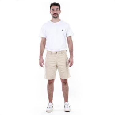 Imagem de Bermuda Reserva Casual PF Iron Continuo Bege - Masculino-Masculino