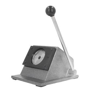 Imagem de Cryfokt Ferramenta Redonda do Perfurador do crachá Cortador, Cortador Gráfico Resistente Perfurador de Aço Inoxidável para Cartões de Couro Pvc, Punho Longo Braço para a Economia Labor (#13)