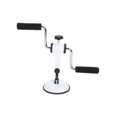 Imagem de TARSHYRY Bicicleta de Braço, Resistência Ajustável para Terapia de Braço e Ombro, Com Base de Sucção Forte e Alças Ergonômicas, Equipamento Leve e Portátil para Exercícios Domésticos (Branco)