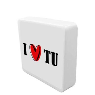 Imagem de Mini Luminária Box I Love Tu Usb