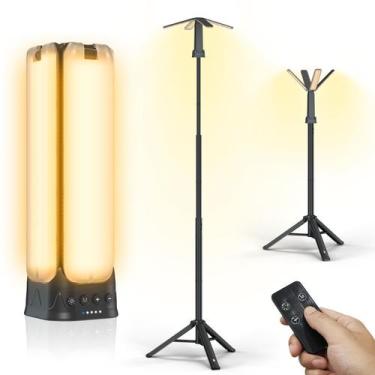 Imagem de Lámparas de Camping Clemas con Control Remoto y Soporte de 1.8 m, 1400