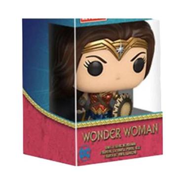 Imagem de Super herói DC Mulher Maravilha Chaveiro Figura Modelo Brinquedo - fun