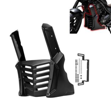 Imagem de GFARDMOTO Carenagem de quadro de motocicleta sob o capô lateral da barriga corpo da carenagem inferior do motor Spoilers compatíveis com Honda Rebel 500 CMX500 2017-2024 CL500 2022-2024