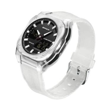 Imagem de Relógio De Quartzo Masculino Luxuoso À Prova D'Água Cronógrafo Militar