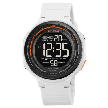 Imagem de Skmei Relógio De Pulso Prova Digital D'água Esportivo 1841 Branco