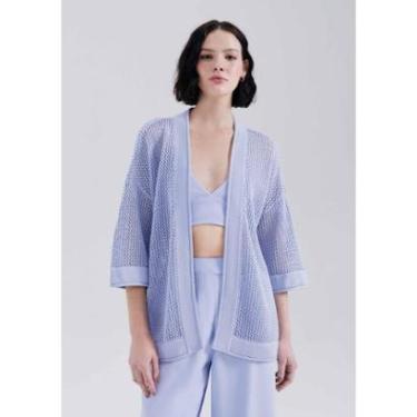 Imagem de Kimono Feminino Manga 7/8 Em Tricô Texturizado-Feminino