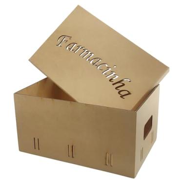 Imagem de Caixa Farmacinha, Farmacinha MDF, Caixa Farmácia MDF. Ideal para a Organização de Remédios. O Acabamento Natural Oferece a Possibilidade de Customização. Use Sua Criatividade! (Farmacinha-3)