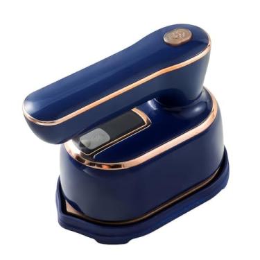 Imagem de Ferro de Passar Portátil Mão 20s Aquecimento Rápido 2 em 1 Removedor Rugas Tecido Rotativo Viagem para Roupas com Suporte a Passagem à Seco e Molhada