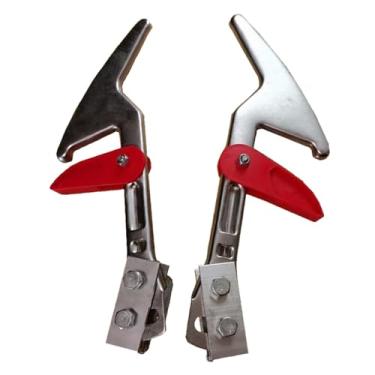 Imagem de Ｂｅｓｇａ Gancho de travamento do degrau da escada extensível, acessório de alta performance, confiável e, peça de reposição para escada telescópica, Esquerda E Direita 4.5 Cm