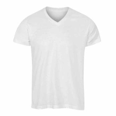 Imagem de Camiseta Basica Malha PV Gola V Trabalho Casual - Fardas Uniformes,  G