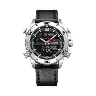 Imagem de Relógio De Luxo Masculino Esportivo Quartz NAVIFORCE Digital Militar C