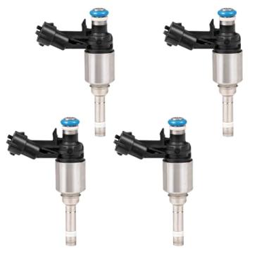 Imagem de AUTO OCCASION Conjunto de 4 injetores de combustível compatíveis com Hyundai Accent Veloster L4 1.6L 2012-2017 Kia Rio L4 1.6L 2012-2016 Soul L4 1.6L 35310-2B130