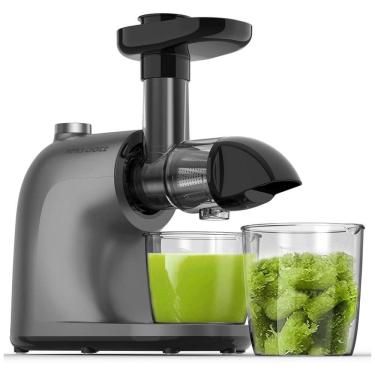 Imagem de MAMAS CHOICE Centrífuga de Frutas, 2 Velocidades, Aço Inoxidável, 150W, 110V, Preto