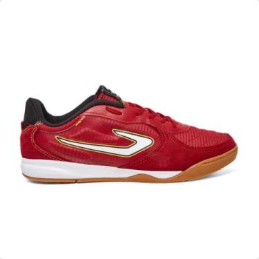 Imagem de Chuteira Indoor Masculina Topper Letra Iv Vermelha, Vermelho, Amarelo,