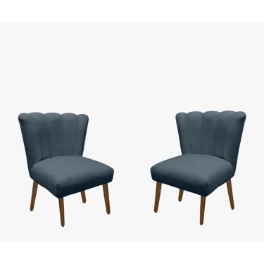 Imagem de 02 Cadeira Pétala Flor Para Sala de estar Penteadeira