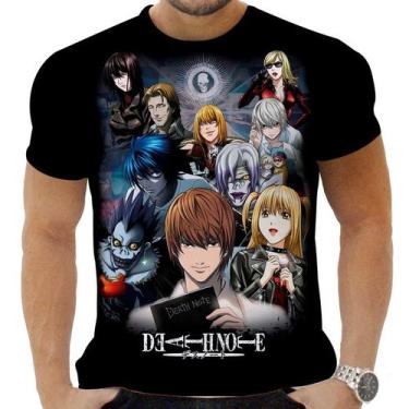 Imagem de Camiseta Camisa Personalizada Anime Death Note Ryuk Yagami L 05 - Zahi