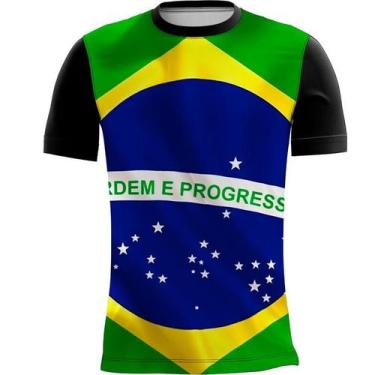 Imagem de Camiseta Personalizada Bandeira Brasil Pátria 9 - OBDS, BABYLOOK GG