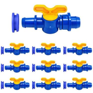 Imagem de Kit 10 Registro Inicial 16mm Anilha + Anel de Vedação Chula - Agrojet