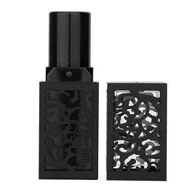 Imagem de Generic Tubo de Batom Vazio DIY Recipiente Cosmético Garrafa Confiável Seguro ótimo para Artesanato para Uso Profissional ou Pessoal 10 Peças Preto Feito de PP Tamanho 12,1 Mm (Preto oco 10 peças)