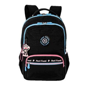 Imagem de Mochila Paul Frank Fun Preto e Rosa Sestini