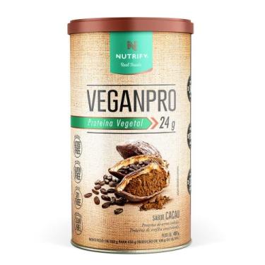 Imagem de Nutrify Proteína Vegetal VeganPro 450g, Cacau