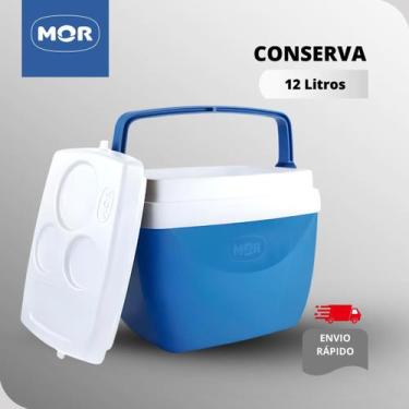 Imagem de Caixa Térmica 12 Litros Azul Mor