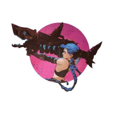 Imagem de Pôster De Personagens De Graffiti Da Temporada 2 De Arcane, Jinx, Cait