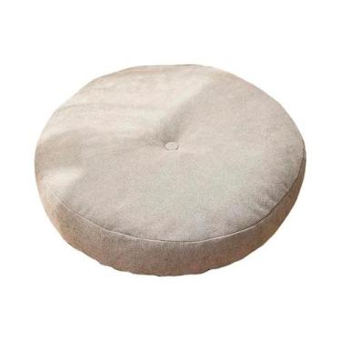 Imagem de Almofada De Chão Redonda De Cor Sólida Para Meditação, Yoga, Sofá, Cad
