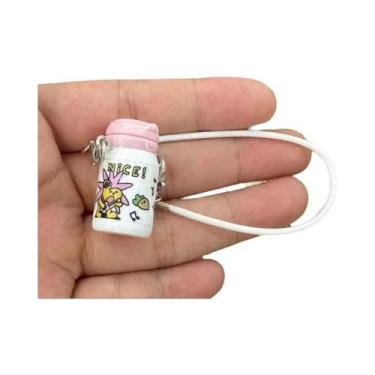 Imagem de Mini Garrafa De Água Para Casa De Bonecas Modelo Labubu OB1 Acessórios