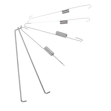 Imagem de AUNMAS 2 Conjuntos de Kit de Mola de Retorno do Acelerador, Hastes Reguladoras de Metal Premium e Molas para Geradores de Motores Gx140 Gx160 Gx200