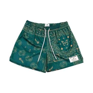Imagem de Shorts Masculinos Esportivos Casuais De Secagem Rápida Em Tela Para Mo