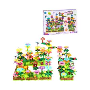 Imagem de Brinquedo De Construção De Jardim De Flores Para Crianças De 3 a 6 Ano