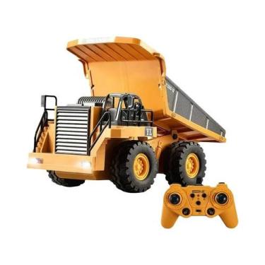Imagem de Caminhão Basculante Escavadeira RC Para Meninos, Controle Remoto 2.4G,