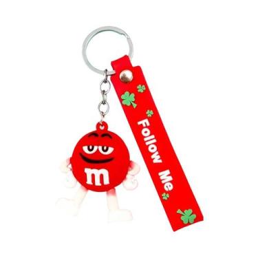 Imagem de Chaveiro Infantil Fofo De Desenho Animado M&M's: Acessório Moderno E D