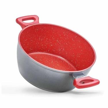 Imagem de Ichef Polishop Panela Shark Series Vermelha 24cm Alumínio Antiaderente