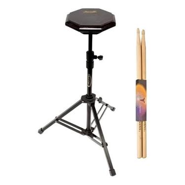 Imagem de Pad Praticável De 6'' Com Pedestal Reto Torelli Ta560 - 1229, Preto, 1