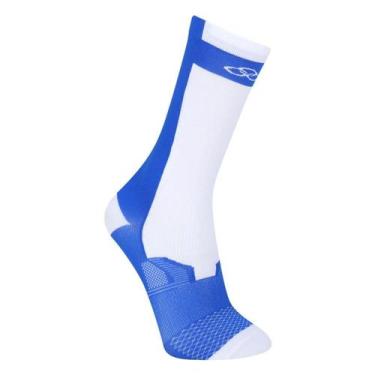 Imagem de Meia Cano Médio Olympikus BPC Masculina, Marinho, Branco, 39/44
