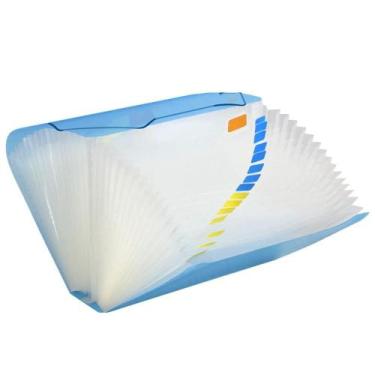 Imagem de Pasta sanfona a4 31div econ azul dac