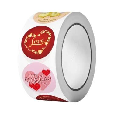 Imagem de Adesivos De Coração Vermelho 100-500pcs 25cm Adesivos Decorativos De A