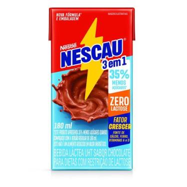 Imagem de Bebida Láctea Nescau Zero Lactose Sabor Chocolate 180ml