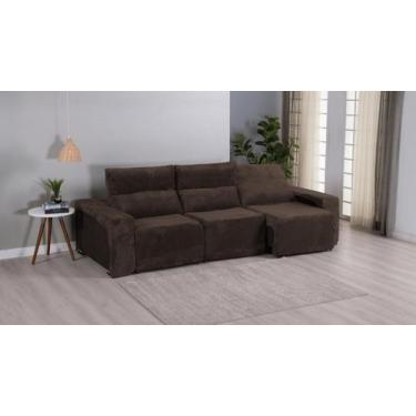 Imagem de Capa para Sofá Retrátil e Reclinável 3 Lugares em Manta Luxo - Oliram 