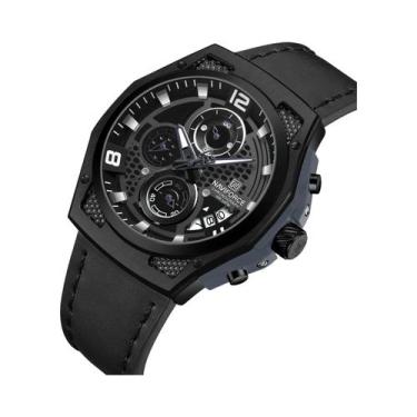 Imagem de Relógio Cronógrafo Luminoso À Prova d'Água Para Homens NAVIFORCE, Reló