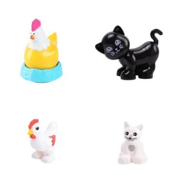 Imagem de Conjunto De Blocos De Construção De Animais Marinhos Grandes Compatíve