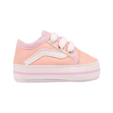 Imagem de Bebê Mania Tênis Bebê Rosa - Estilo e Conforto para os Primeiros Passos - Tamanho 14