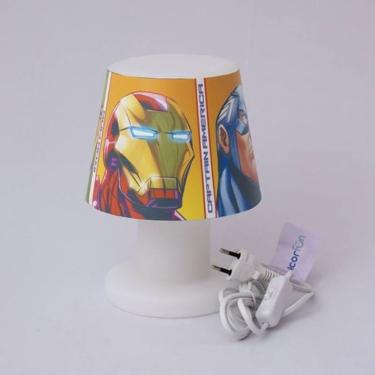 Imagem de Luminária Abajur De Mesa Super Heróis