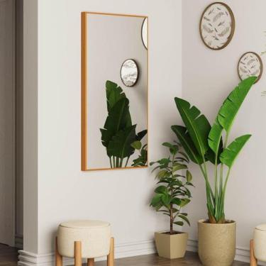Imagem de Espelho Decorativo Retangular 120x61cm Ananda Cabecasa Madeiramadeira 