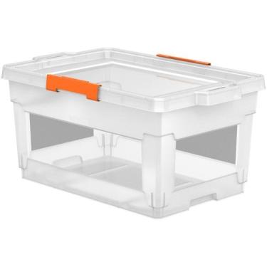 Imagem de Caixa Organizadora Tramontina T-Force em Polipropileno Transparente 60