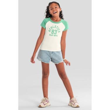 Imagem de Shorts jeans infantil menina Brandili -Azul-Feminino